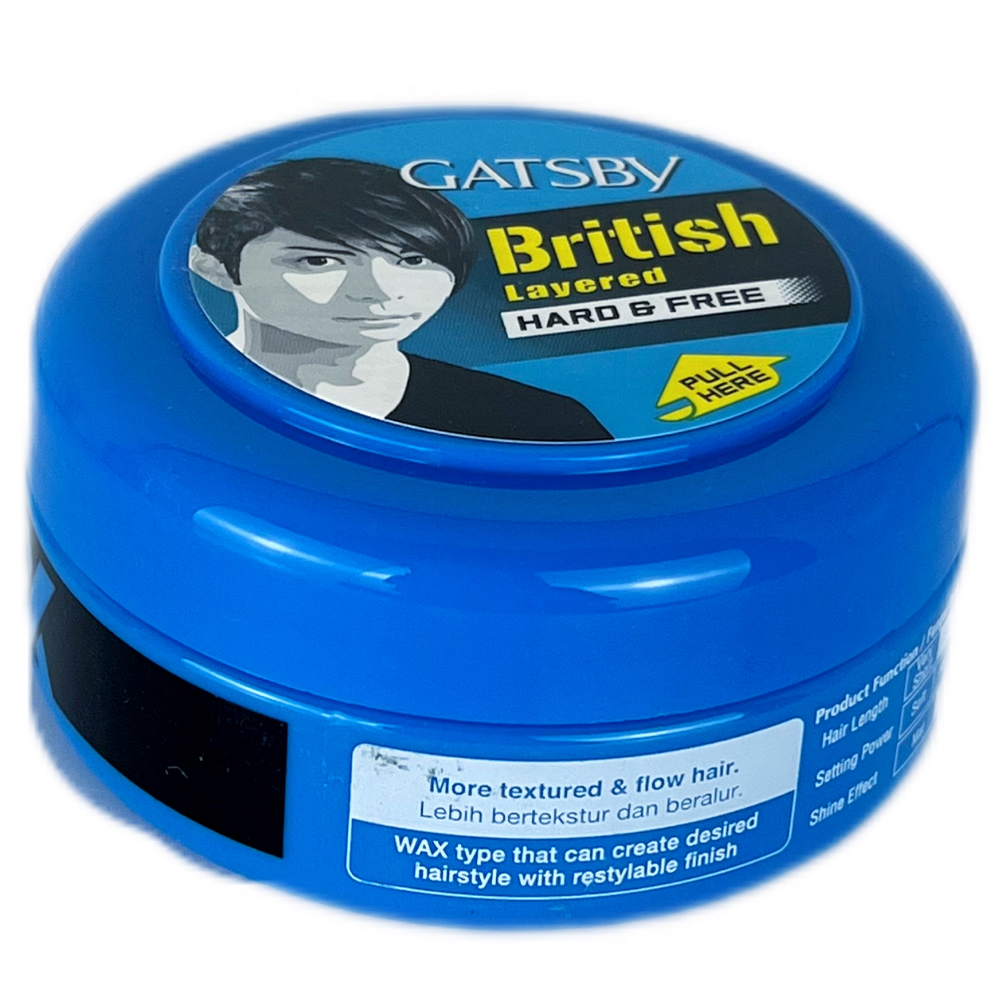 تصویر  واکس مو گتسبی مدل British مقدار 75 گرم
