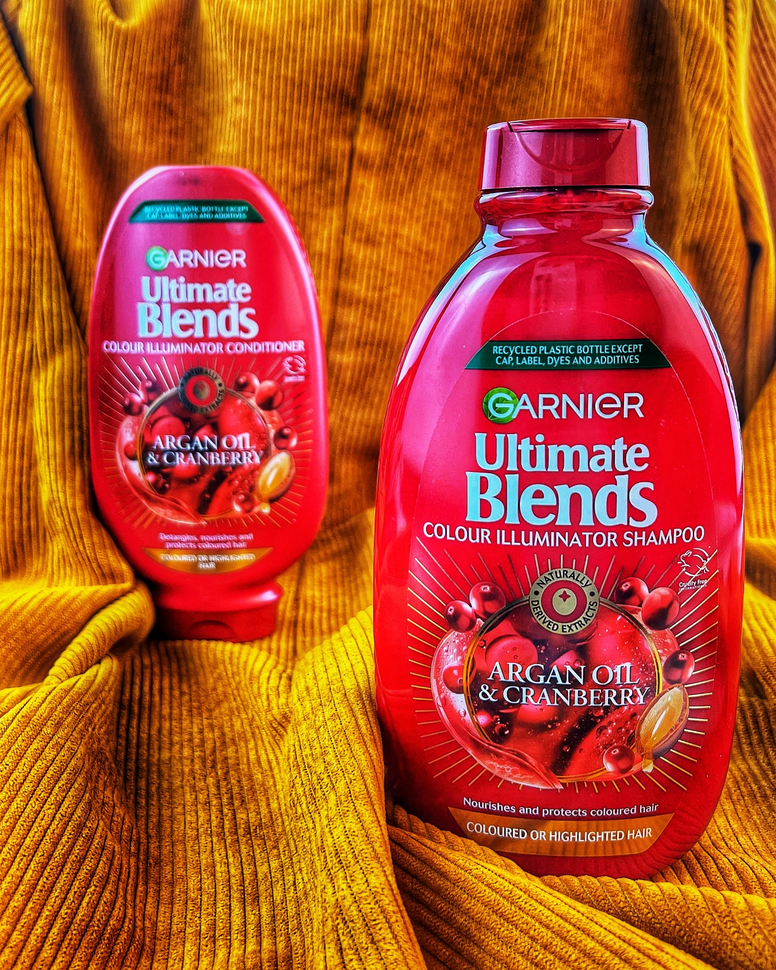 تصویر  شامپو  مو گارنیر مدل Argan and Cranberry حجم 400 میلی لیتر