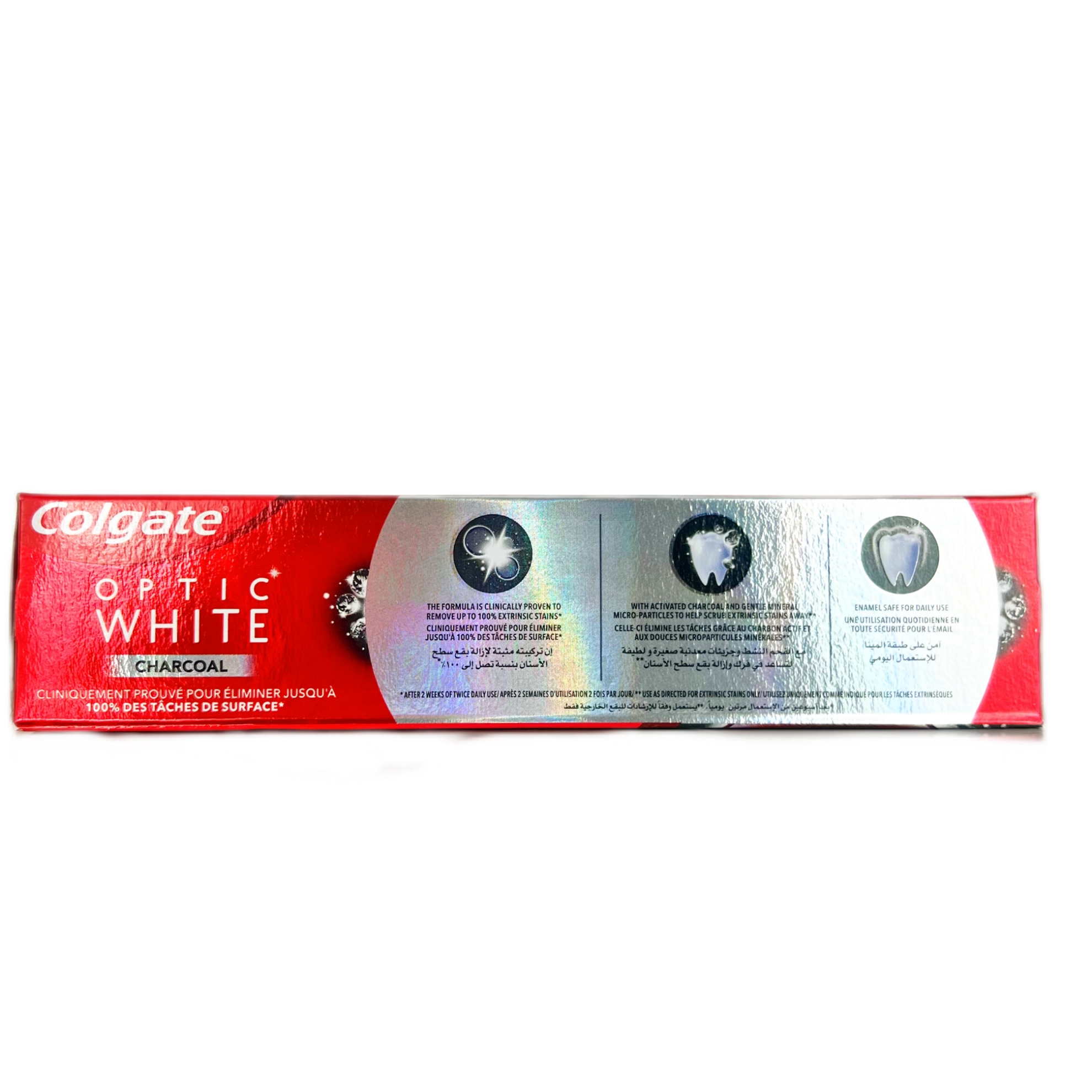 تصویر  خمیر دندان سفید کننده کلگیت Colgate مدل CHARCOAL