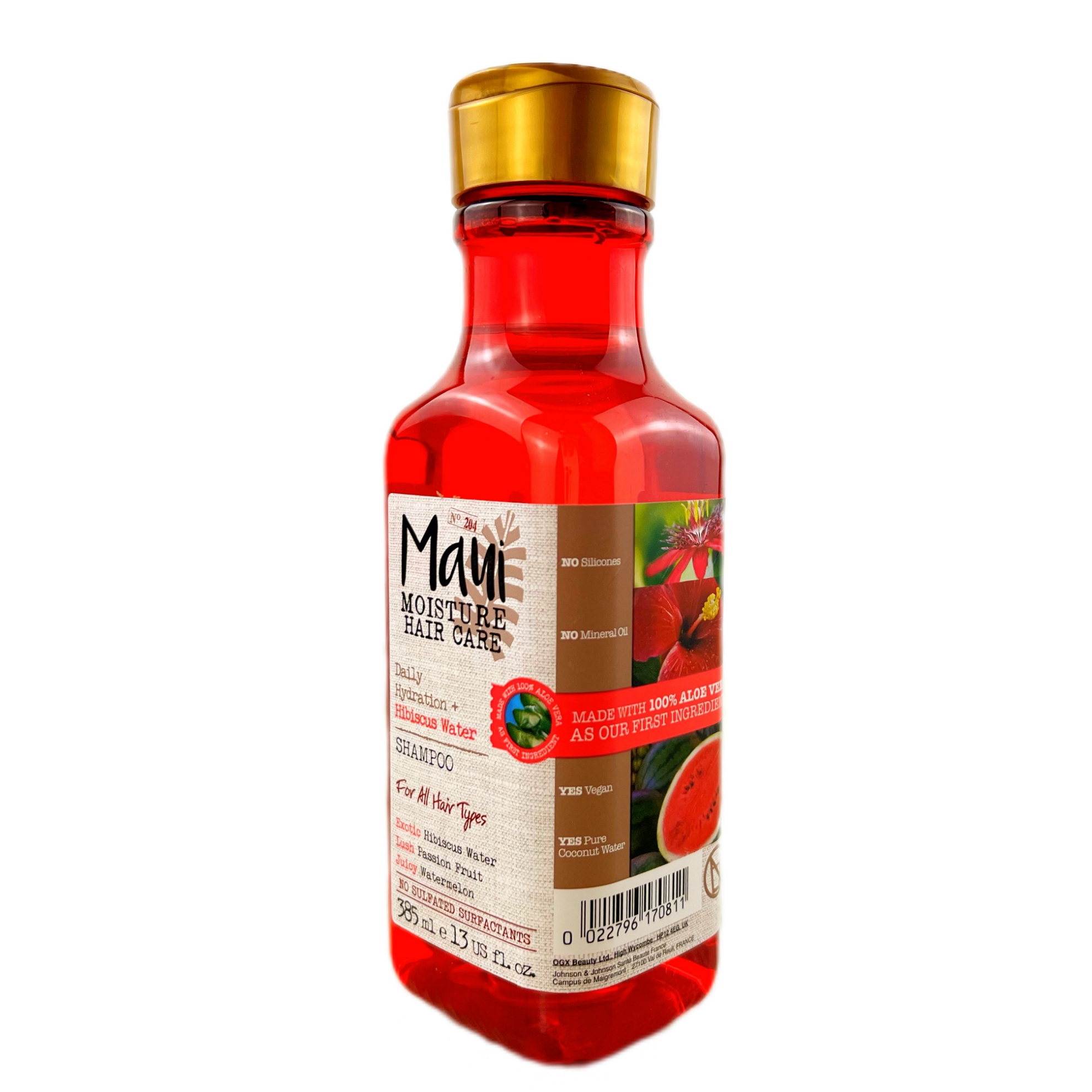 تصویر  شامپو آبرسان ماوی مدل Hibiscus Water حجم 385 میلی لیتر