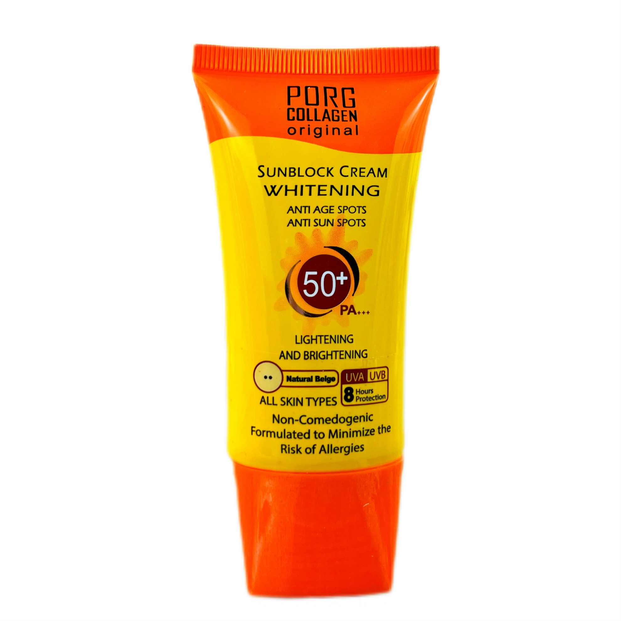 تصویر  کرم ضد آفتاب کلاژن با SPF50 بژ طبیعی (Natural Beige)
