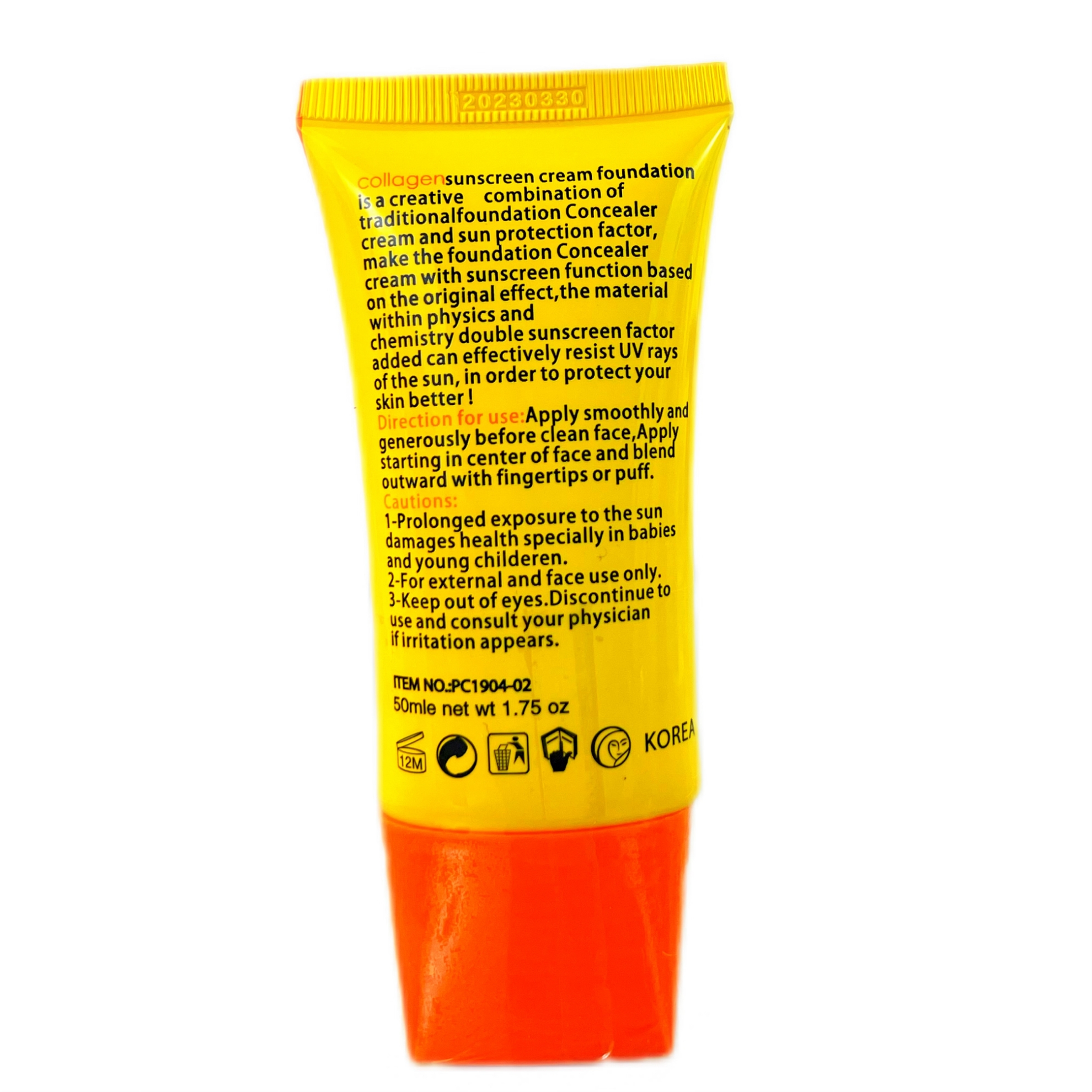تصویر  کرم ضد آفتاب کلاژن با SPF50 بژ طبیعی (Natural Beige)