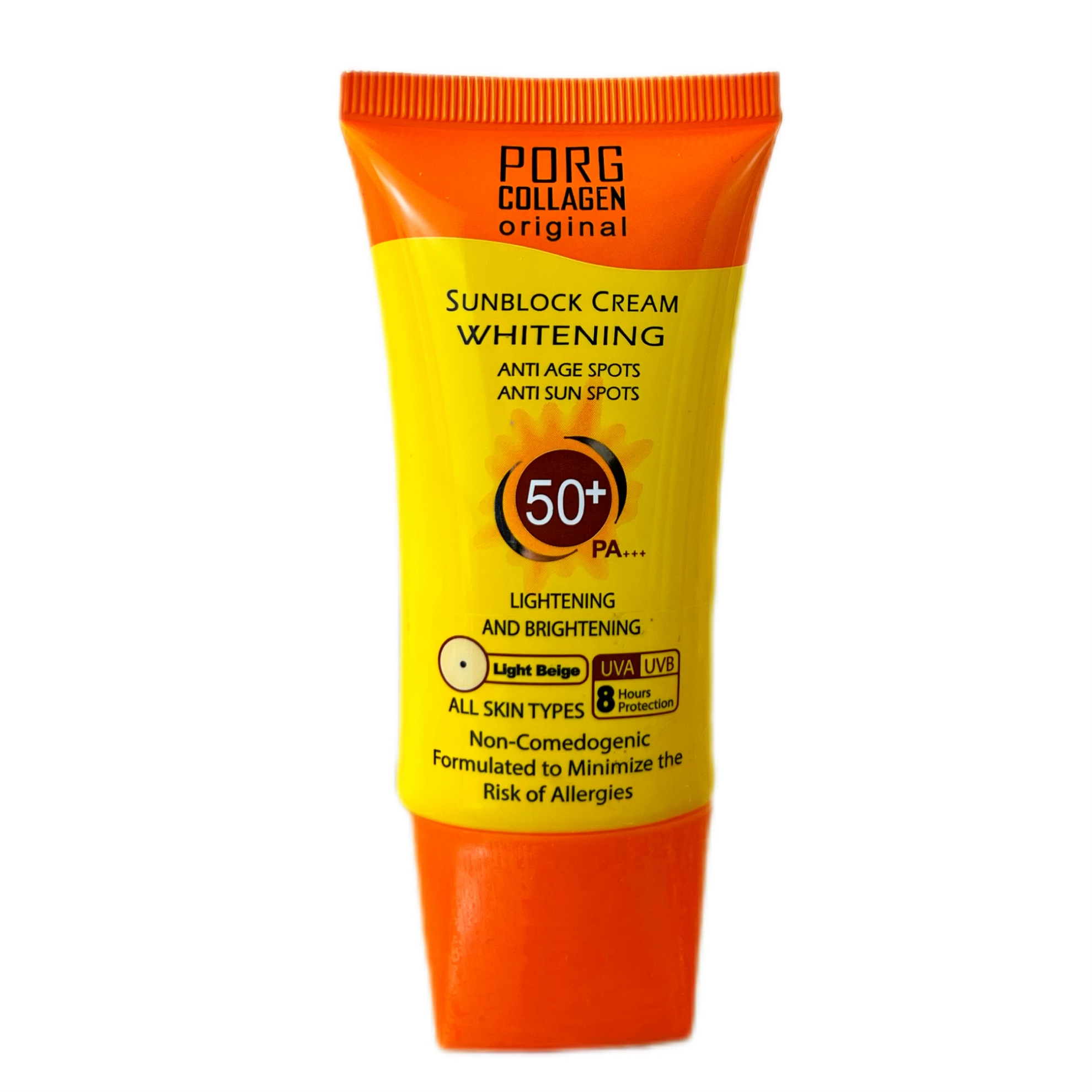تصویر  کرم ضد آفتاب کلاژن با SPF50 بژ روشن (Light Beige)