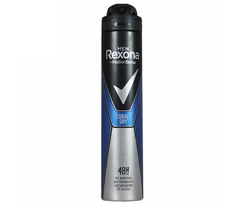 تصویر  اسپری ضد تعریغ مردانه رکسونا Rexona COBALT DRY حجم 200 میل