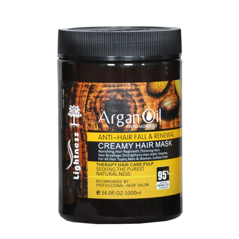 تصویر  ماسک مو لایتنس مدل Argan oil حجم 1000 میلی لیتر