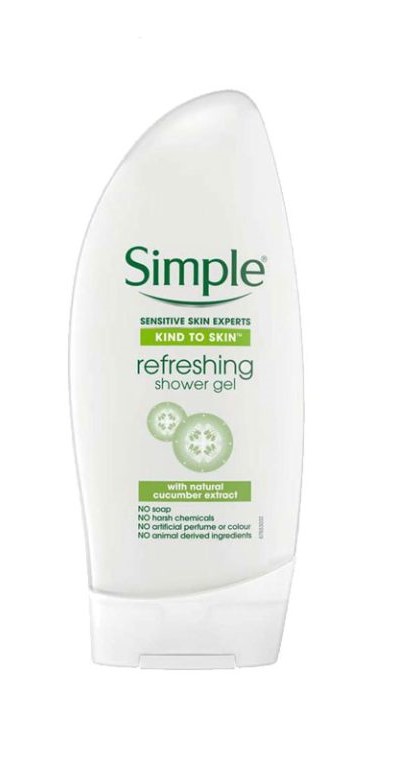 تصویر  شامپو بدن پوست حساس سیمپل Simple Refreshing Shower Gel
