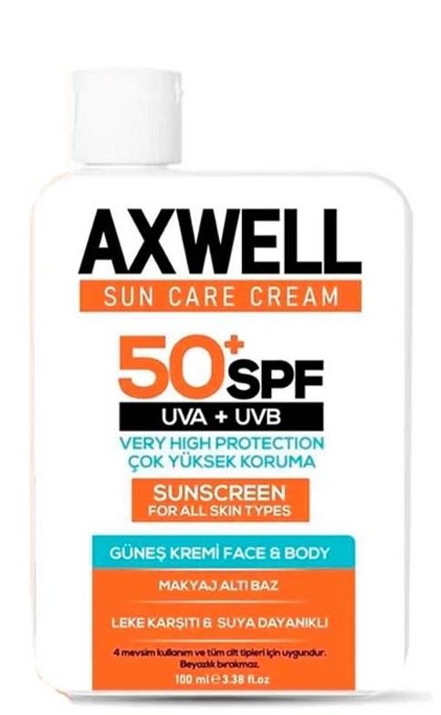 تصویر  کرم ضد آفتاب ضد لک SPF 50 + اکسول آرسی کازمتیک Axwell